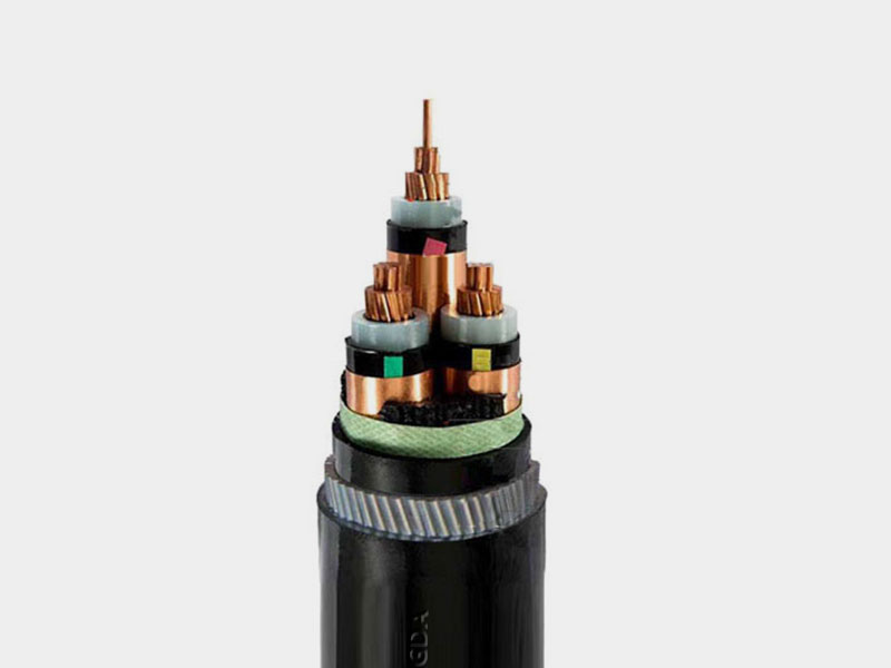 PE Sheathed 3 Core Power Cable 